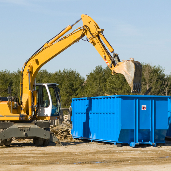 can i choose the location where the residential dumpster will be placed in Oceola Ohio